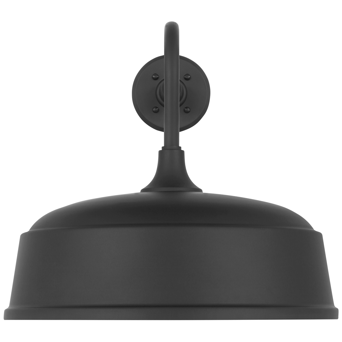 Academy 20" Rex Barn Light | Matte Black | 16 | 16" Matte Black Rockhouse Shade