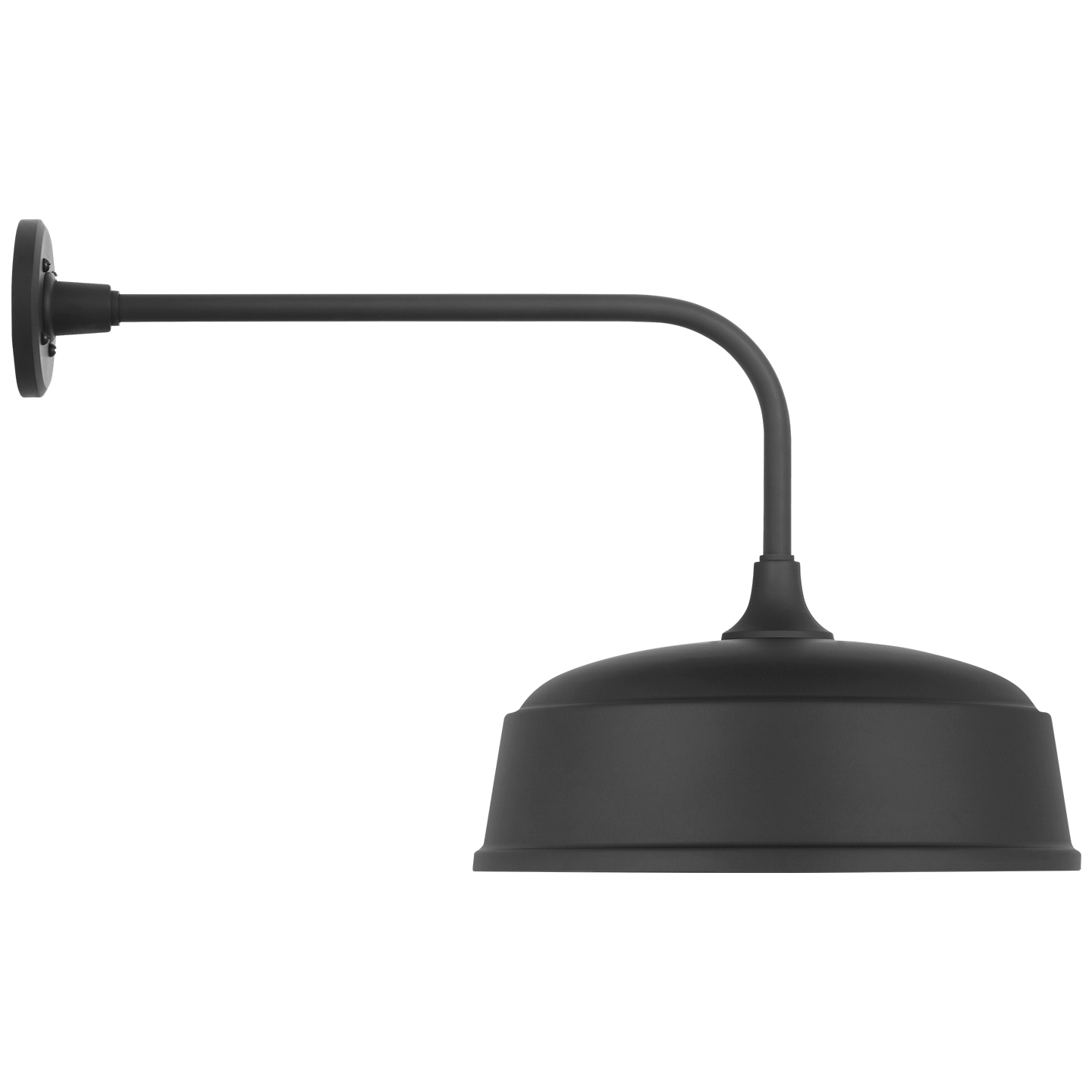Academy 20" Rex Barn Light | Matte Black | 16 | 16" Matte Black Rockhouse Shade
