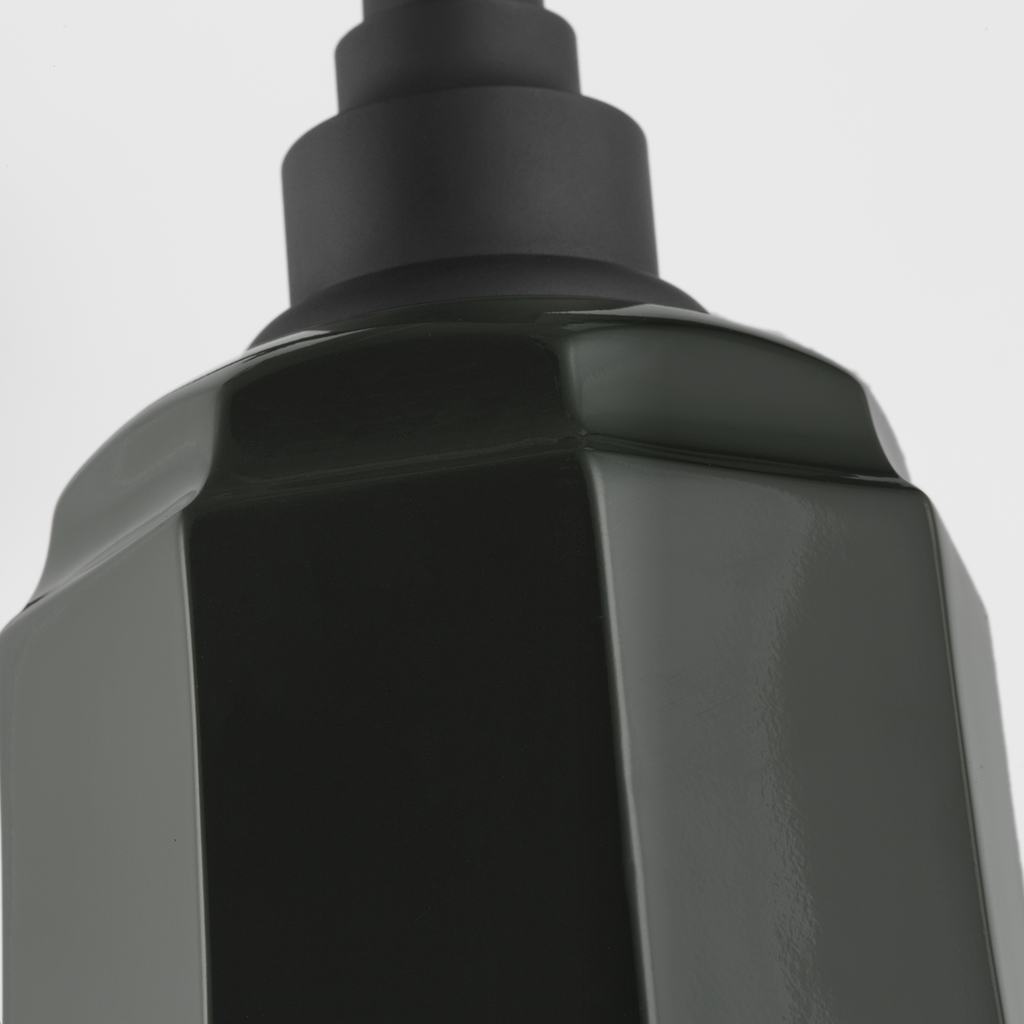 Academy 20" Rex Barn Light | Matte Black | 7.5 | 7.5" Green Savannah Shade