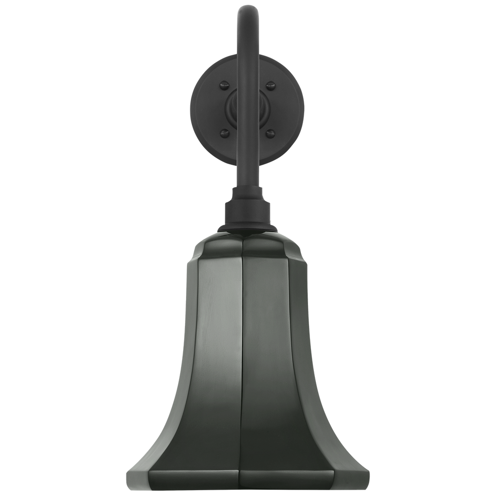 Academy 20" Rex Barn Light | Matte Black | 7.5 | 7.5" Green Savannah Shade