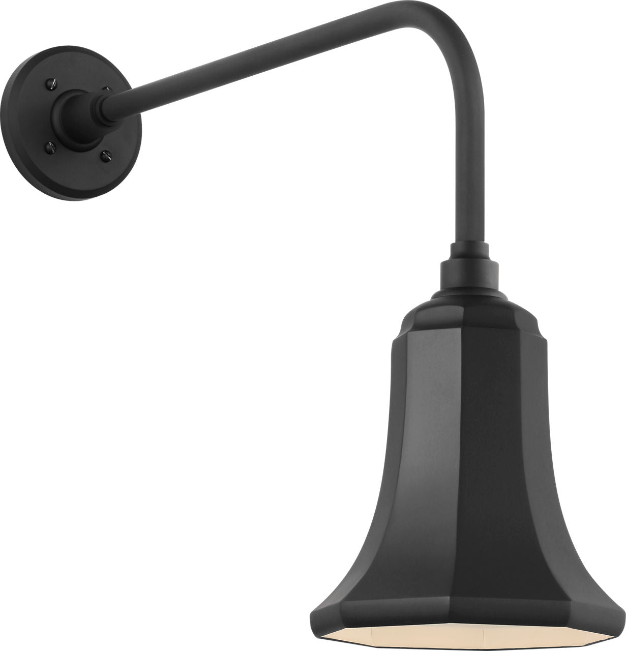 Academy 20" Rex Barn Light | Matte Black | 7.5 | 7.5" Matte Black Savannah Shade