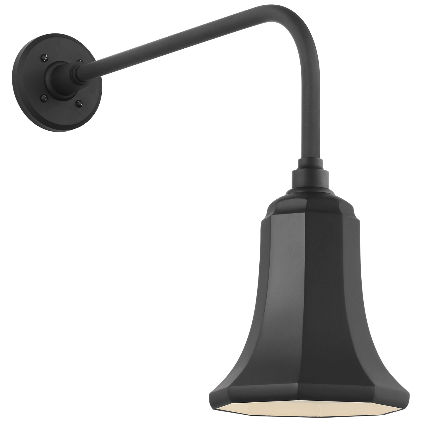 Academy 20" Rex Barn Light | Matte Black | 7.5 | 7.5" Matte Black Savannah Shade