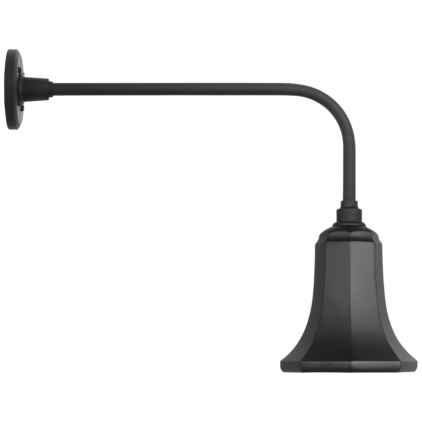 Academy 20" Rex Barn Light | Matte Black | 7.5 | 7.5" Matte Black Savannah Shade