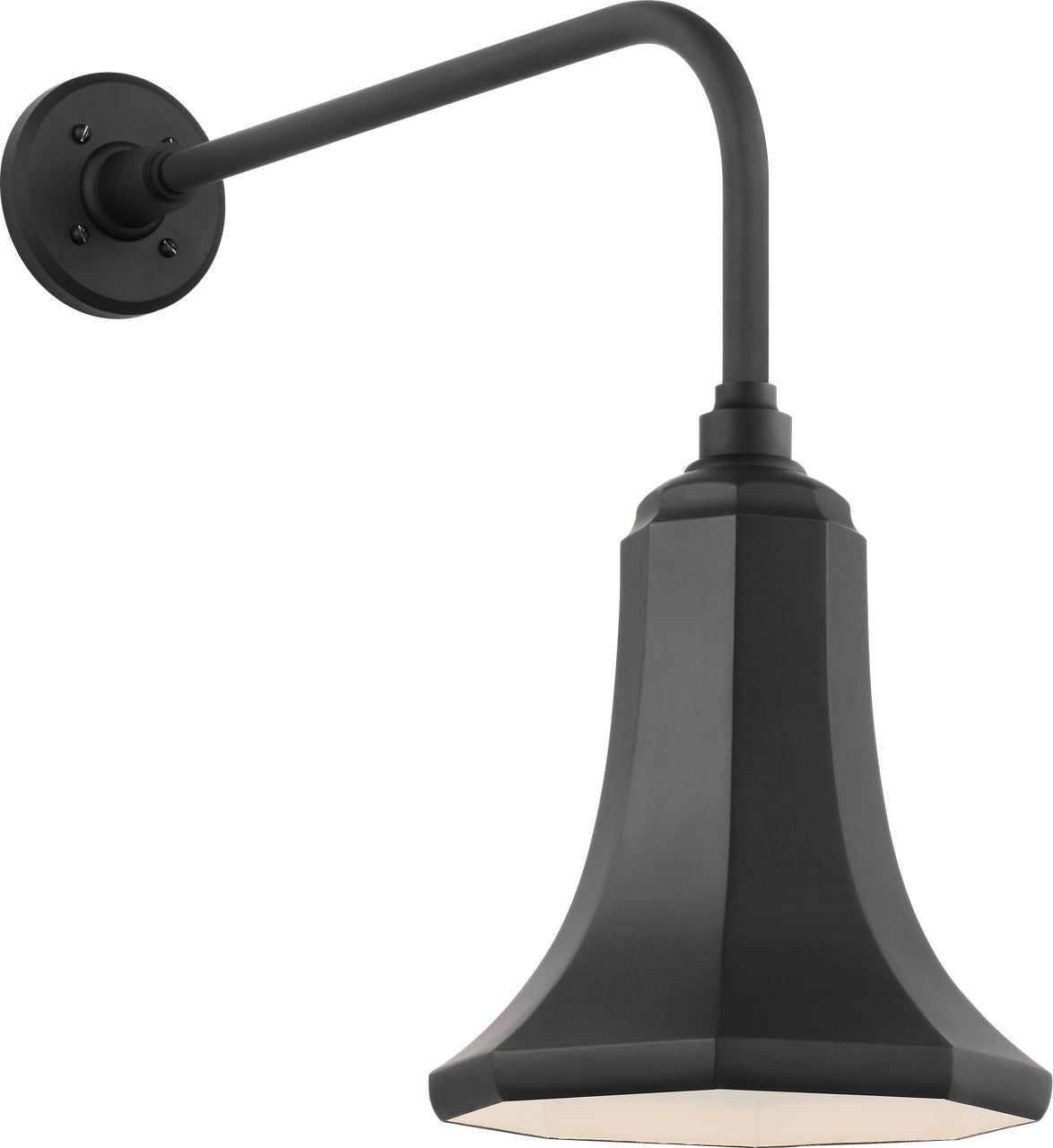 Academy 20" Rex Barn Light | Matte Black | 9.25 | 9.25" Matte Black Savannah Shade
