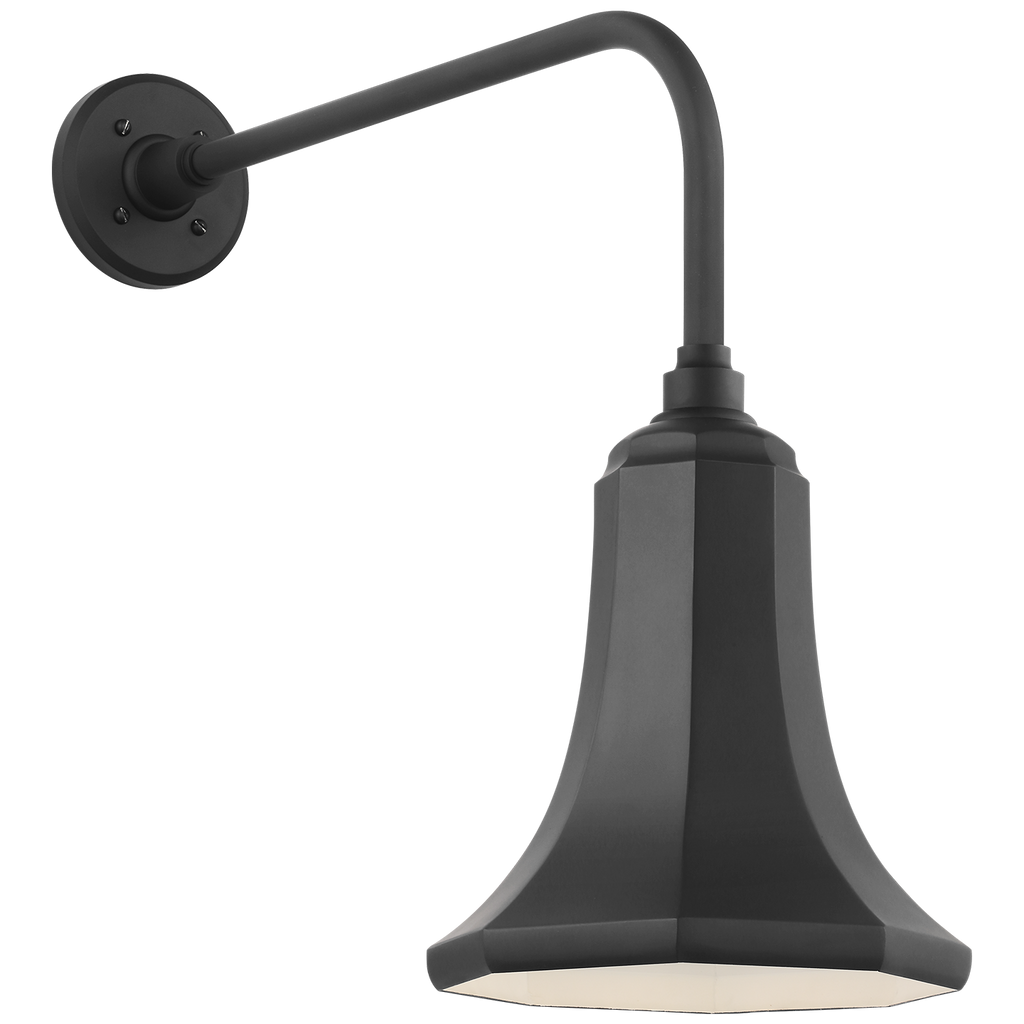 Academy 20" Rex Barn Light | Matte Black | 9.25 | 9.25" Matte Black Savannah Shade