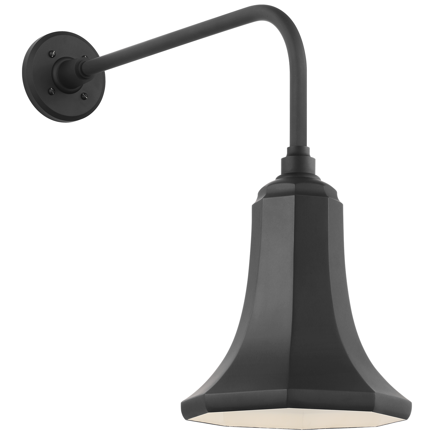 Academy 20" Rex Barn Light | Matte Black | 9.25 | 9.25" Matte Black Savannah Shade