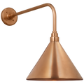 Academy 20" Rex Barn Light | Soft Copper | 12.5 | 12.5" Soft Copper Conical Savannah Shade