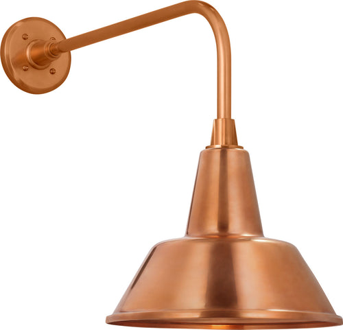 Academy 20" Rex Barn Light | Soft Copper | 12.5 | 12.5" Soft Copper Bowers Shade