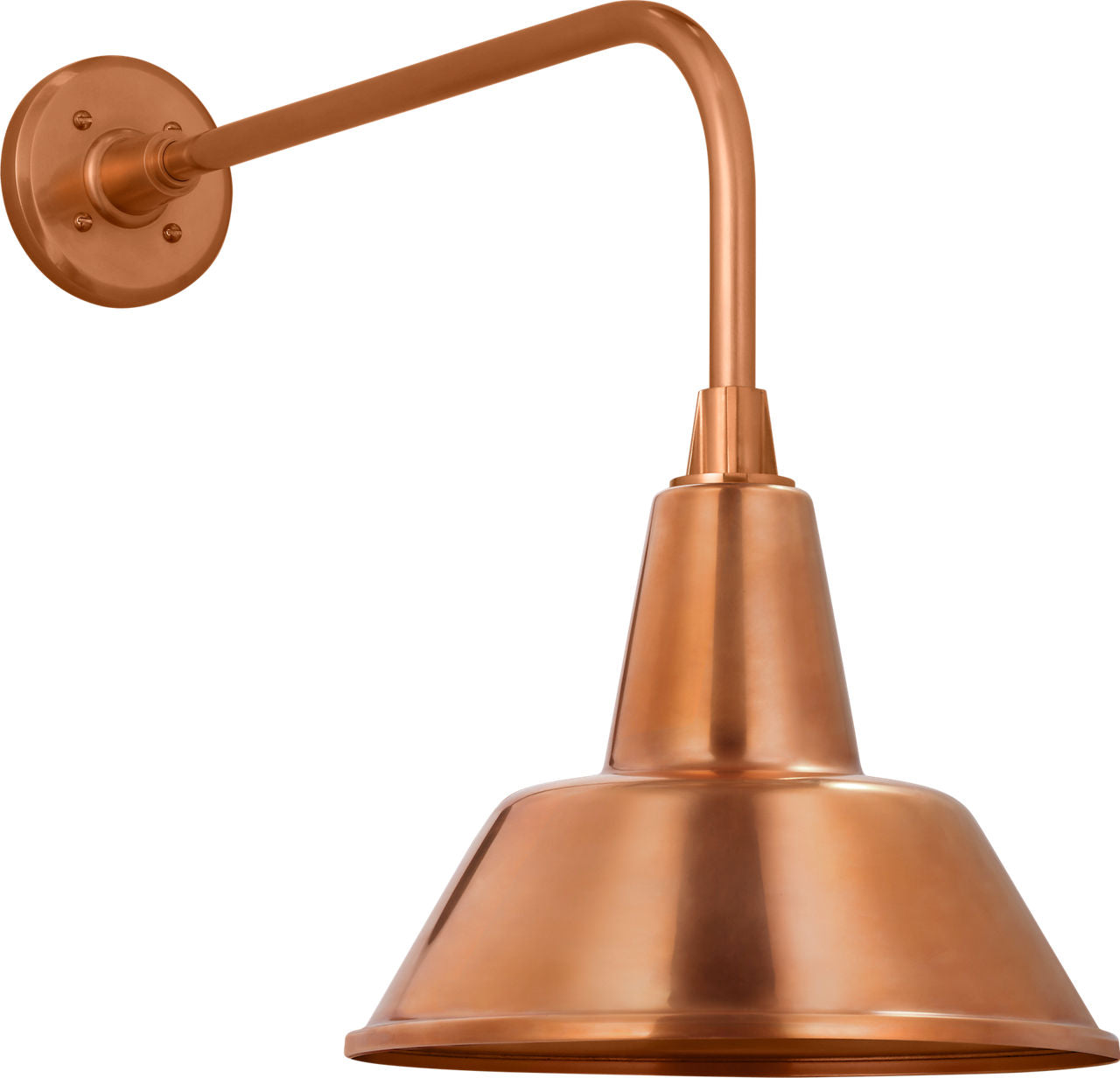 Academy 20" Rex Barn Light | Soft Copper | 12.5 | 12.5" Soft Copper Bowers Shade