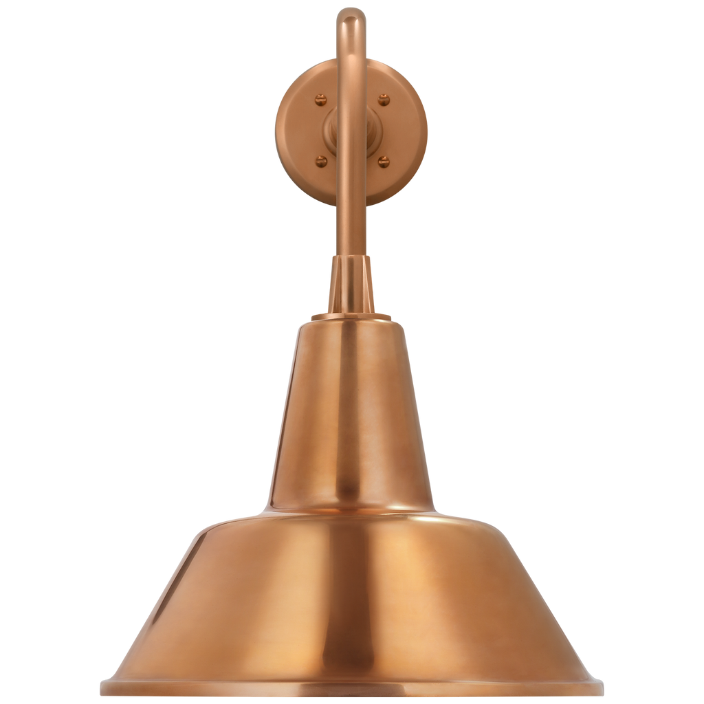 Academy 20" Rex Barn Light | Soft Copper | 12.5 | 12.5" Soft Copper Bowers Shade