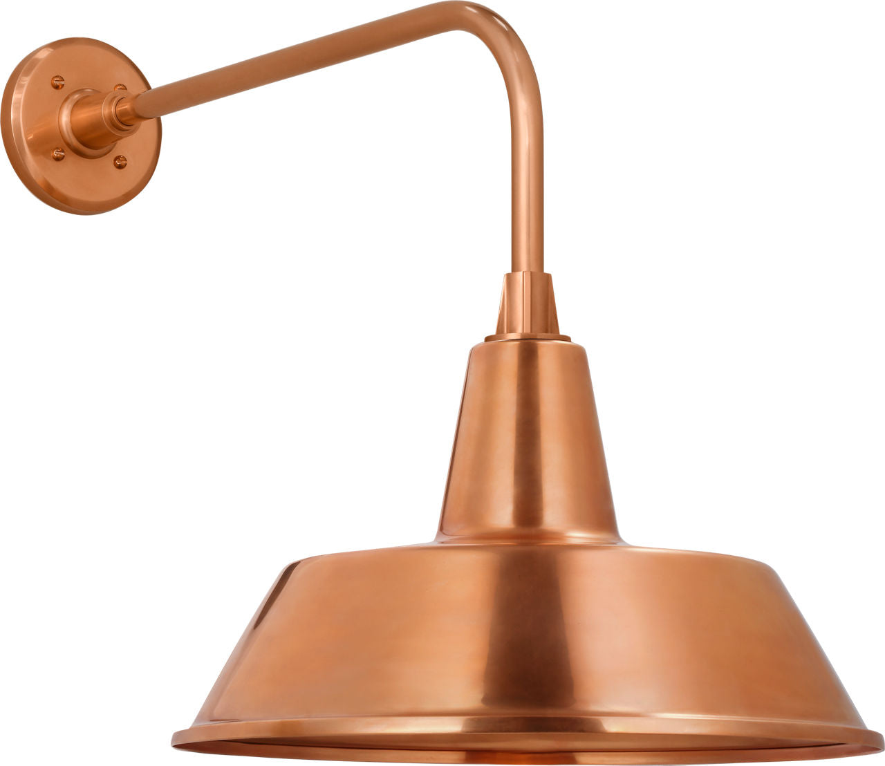 Academy 20" Rex Barn Light | Soft Copper | 16 | 16" Soft Copper Bowers Shade