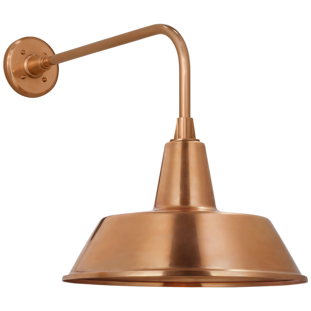 Academy 20" Rex Barn Light | Soft Copper | 16 | 16" Soft Copper Bowers Shade