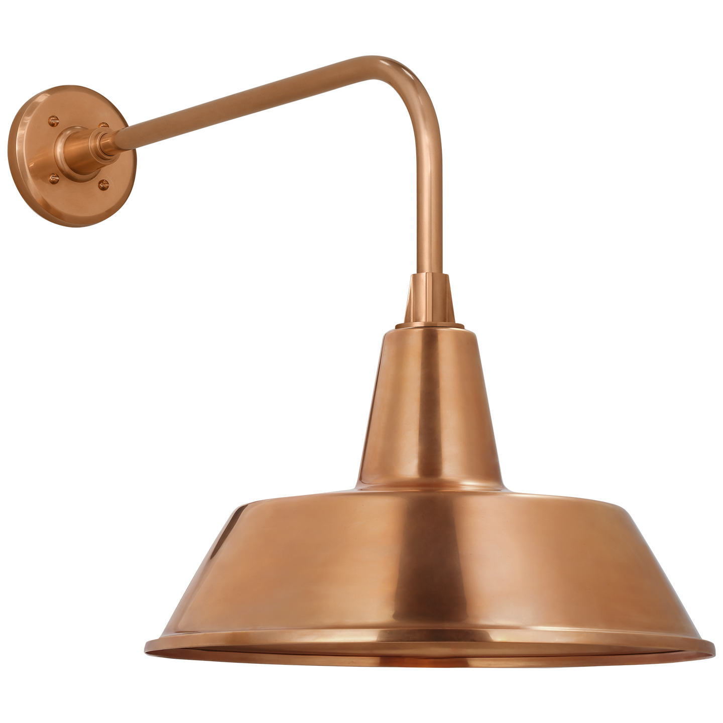 Academy 20" Rex Barn Light | Soft Copper | 16 | 16" Soft Copper Bowers Shade