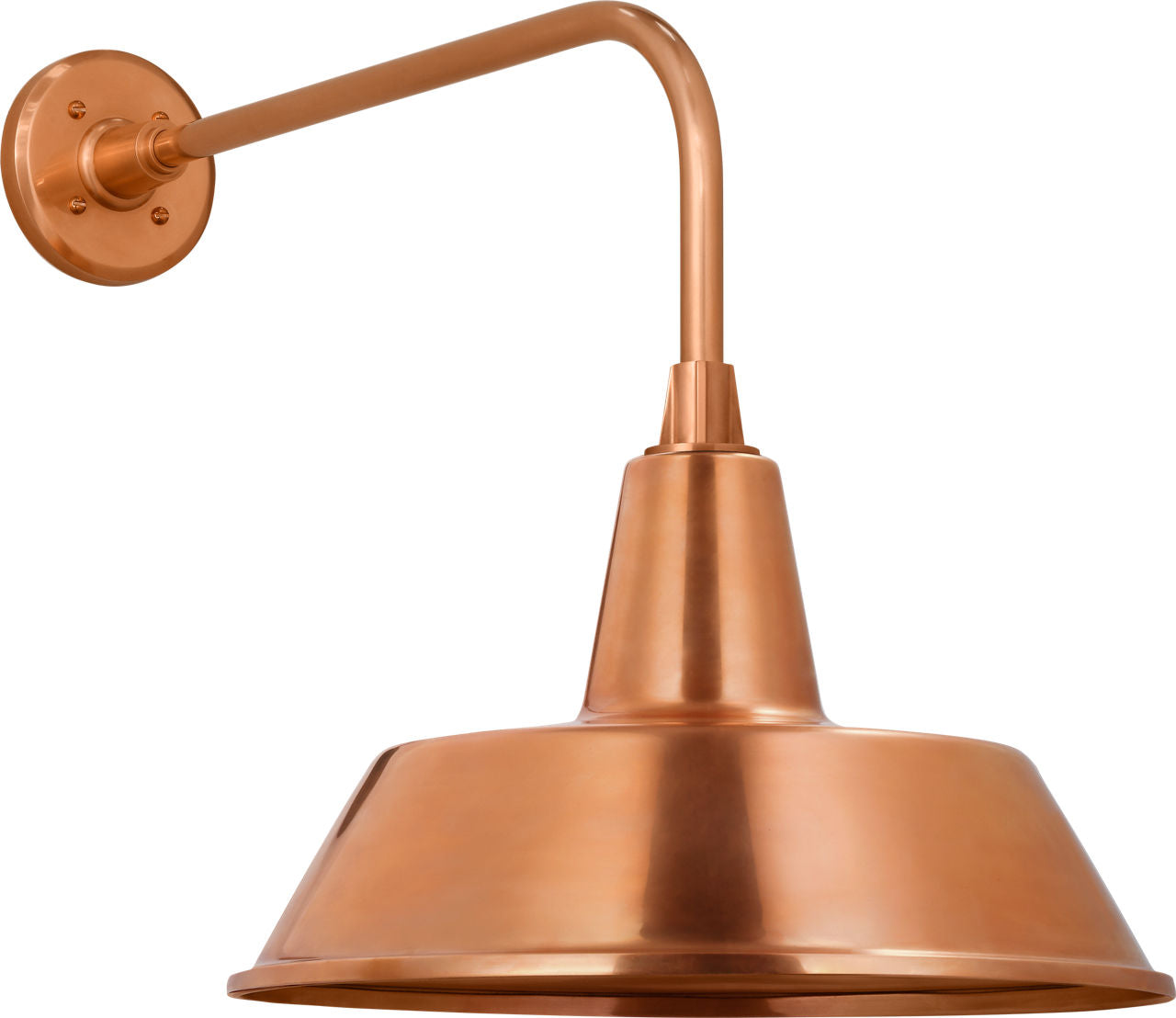 Academy 20" Rex Barn Light | Soft Copper | 16 | 16" Soft Copper Bowers Shade