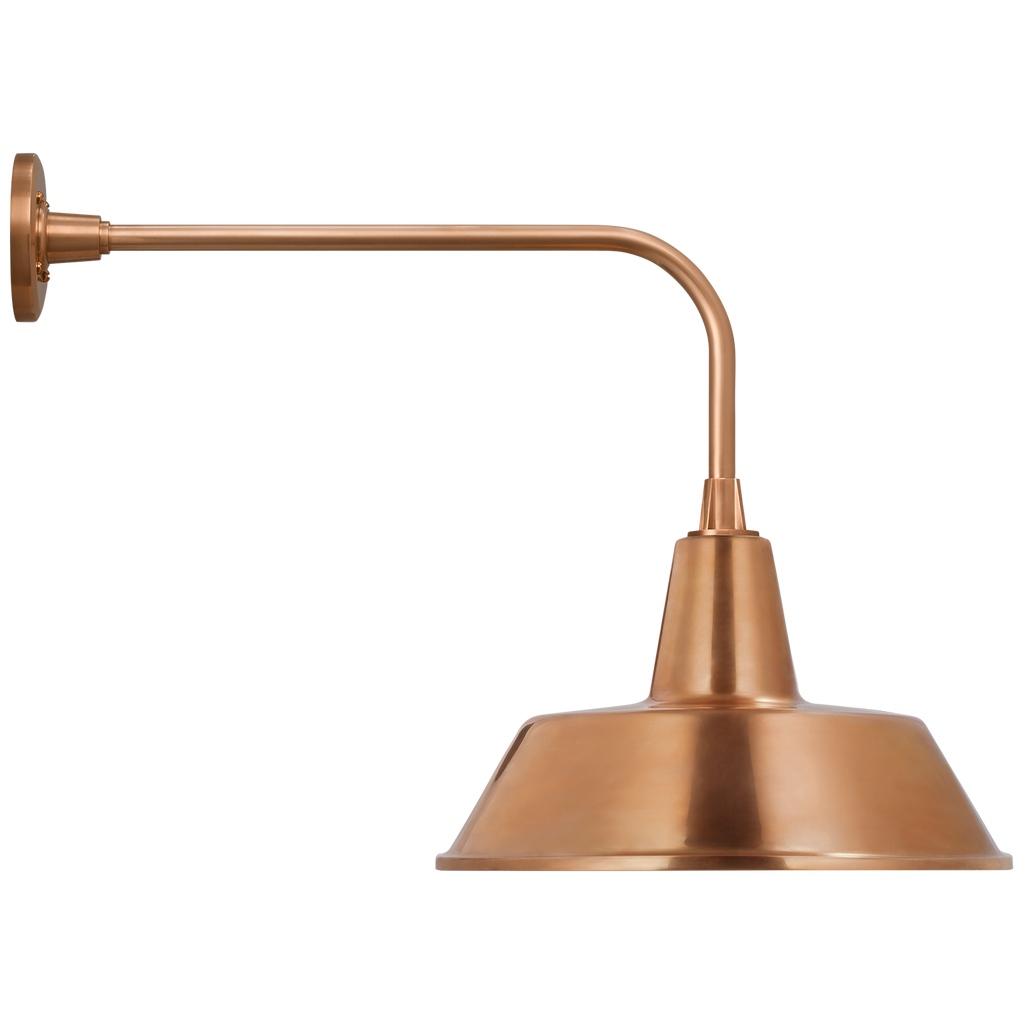 Academy 20" Rex Barn Light | Soft Copper | 16 | 16" Soft Copper Bowers Shade