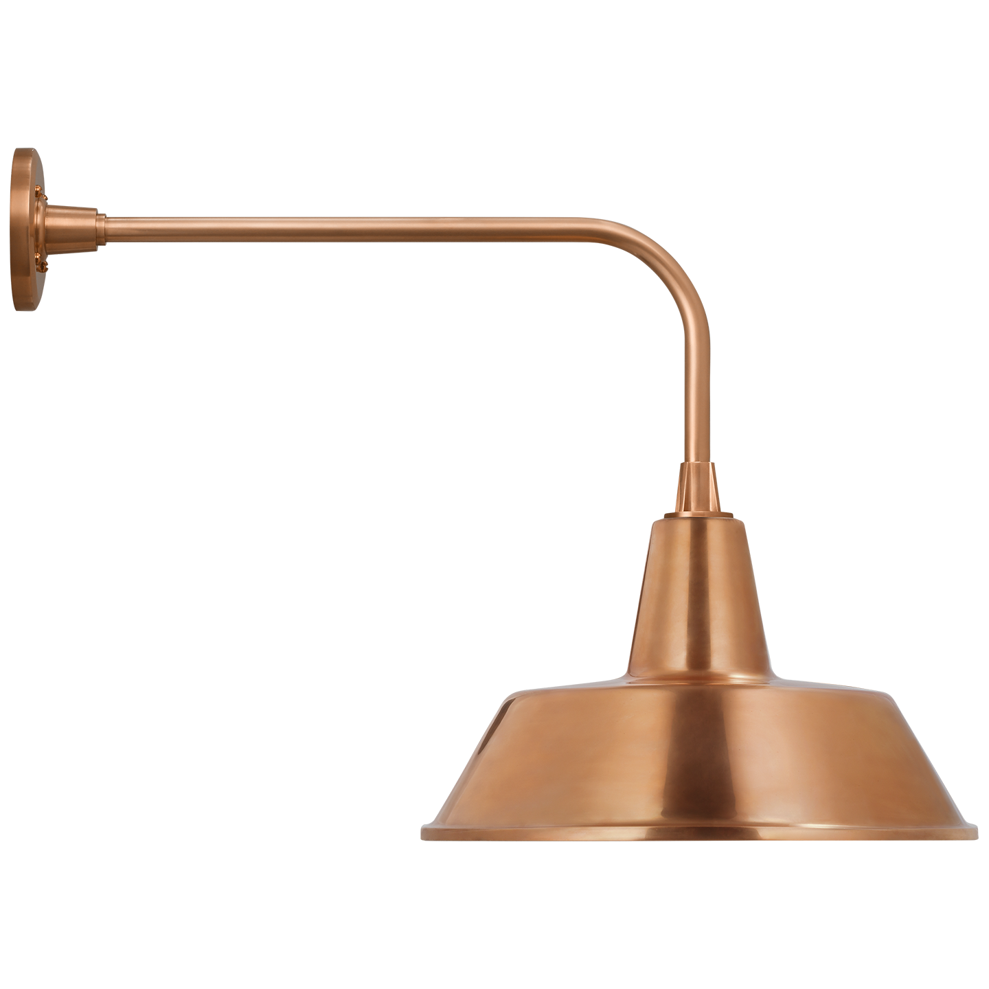 Academy 20" Rex Barn Light | Soft Copper | 16 | 16" Soft Copper Bowers Shade