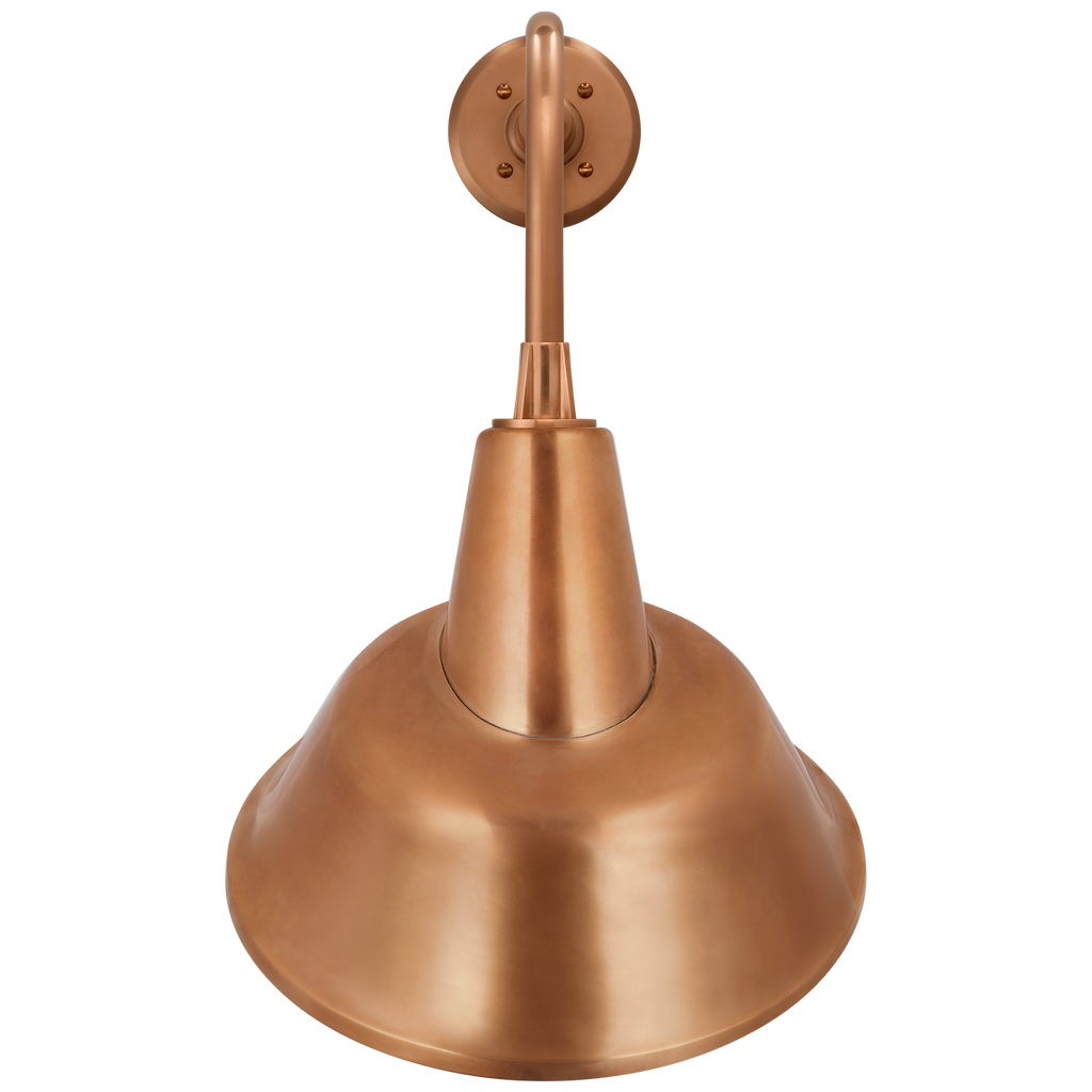 Academy 20" Rex Barn Light | Soft Copper | 12.5 | 12.5" Soft Copper Tilted Bowers Shade
