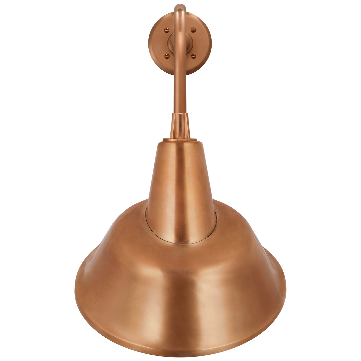 Academy 20" Rex Barn Light | Soft Copper | 12.5 | 12.5" Soft Copper Tilted Bowers Shade