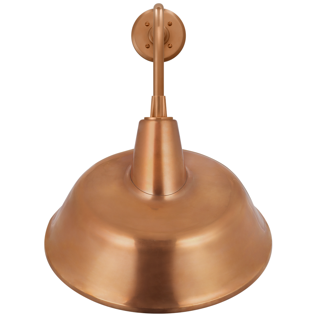 Academy 20" Rex Barn Light | Soft Copper | 16 | 16" Soft Copper Tilted Bowers Shade