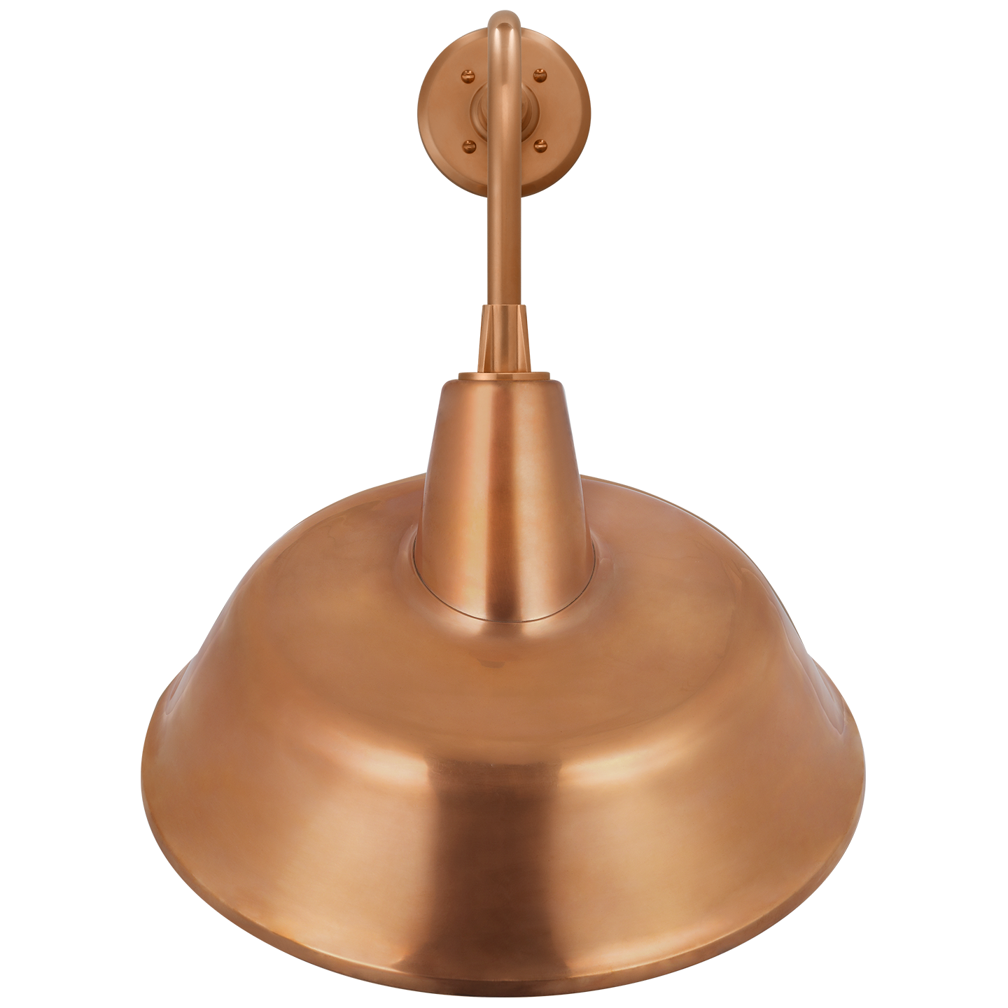 Academy 20" Rex Barn Light | Soft Copper | 16 | 16" Soft Copper Tilted Bowers Shade