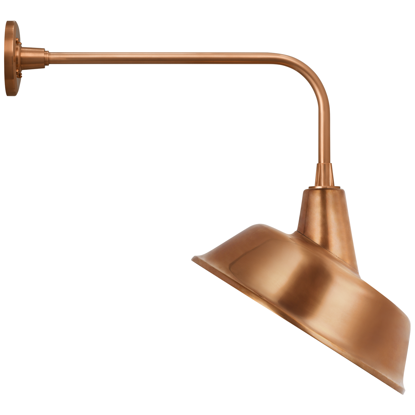 Academy 20" Rex Barn Light | Soft Copper | 16 | 16" Soft Copper Tilted Bowers Shade