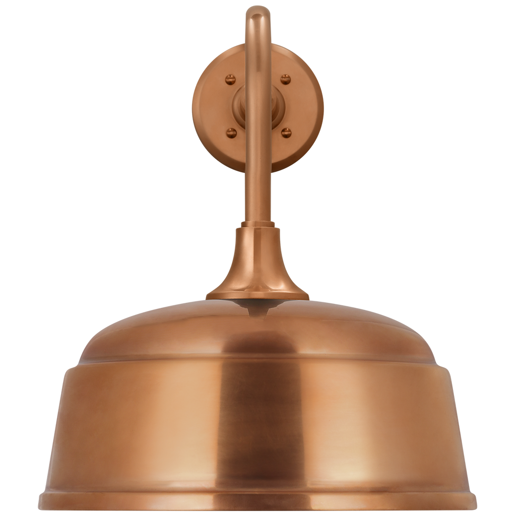 Academy 20" Rex Barn Light | Soft Copper | 12.5 | 12.5" Soft Copper Rockhouse Shade