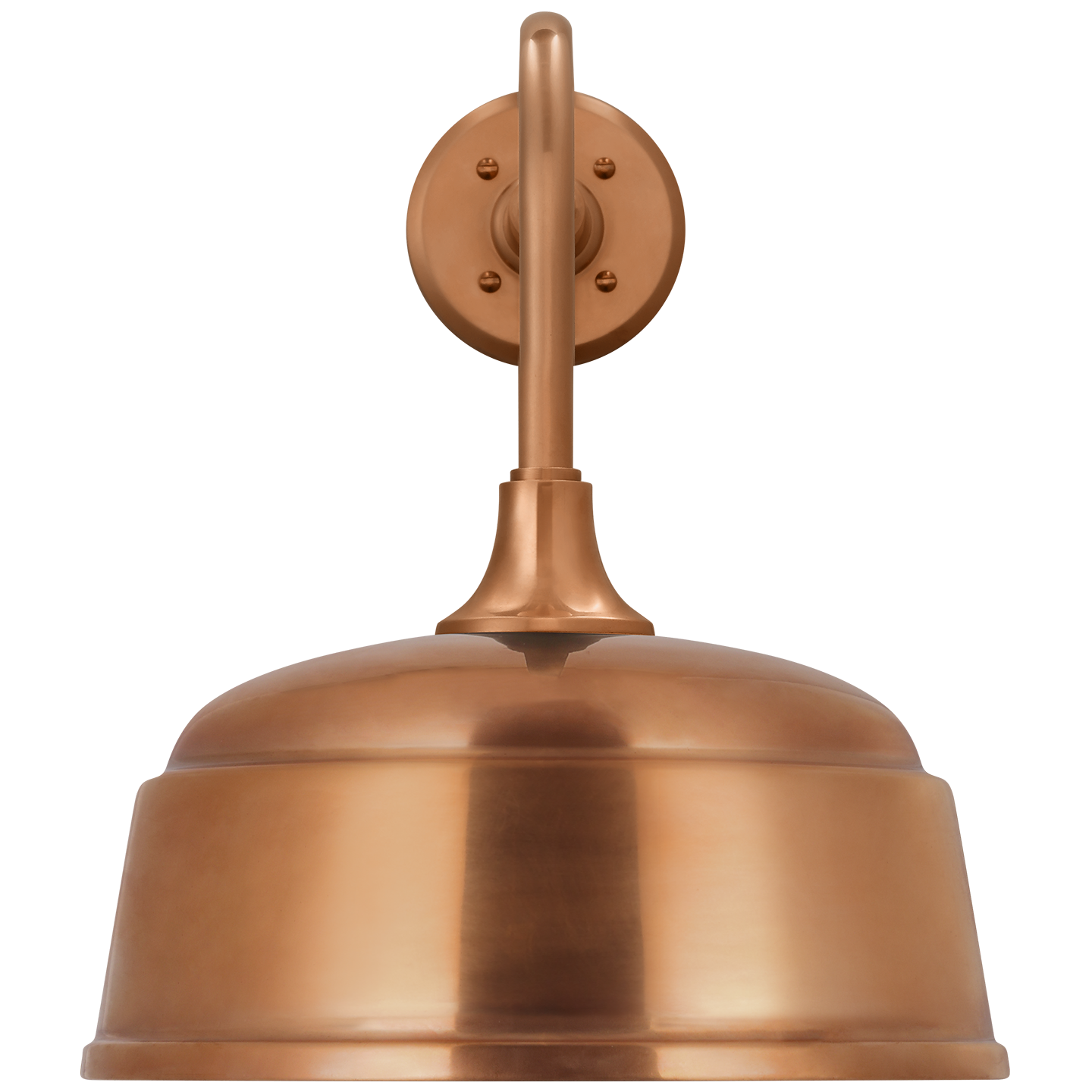 Academy 20" Rex Barn Light | Soft Copper | 12.5 | 12.5" Soft Copper Rockhouse Shade