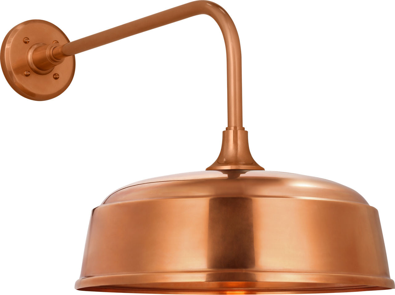 Academy 20" Rex Barn Light | Soft Copper | 16 | 16" Soft Copper Rockhouse Shade