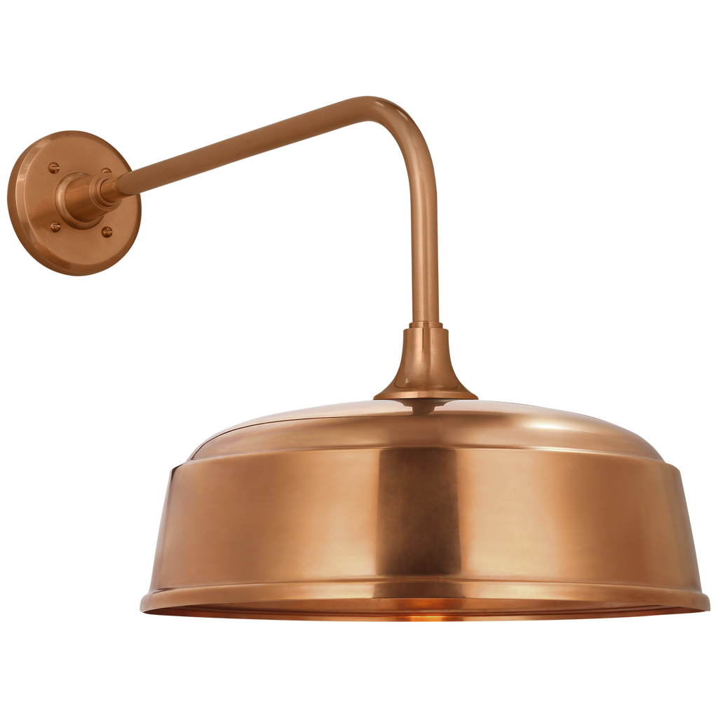 Academy 20" Rex Barn Light | Soft Copper | 16 | 16" Soft Copper Rockhouse Shade