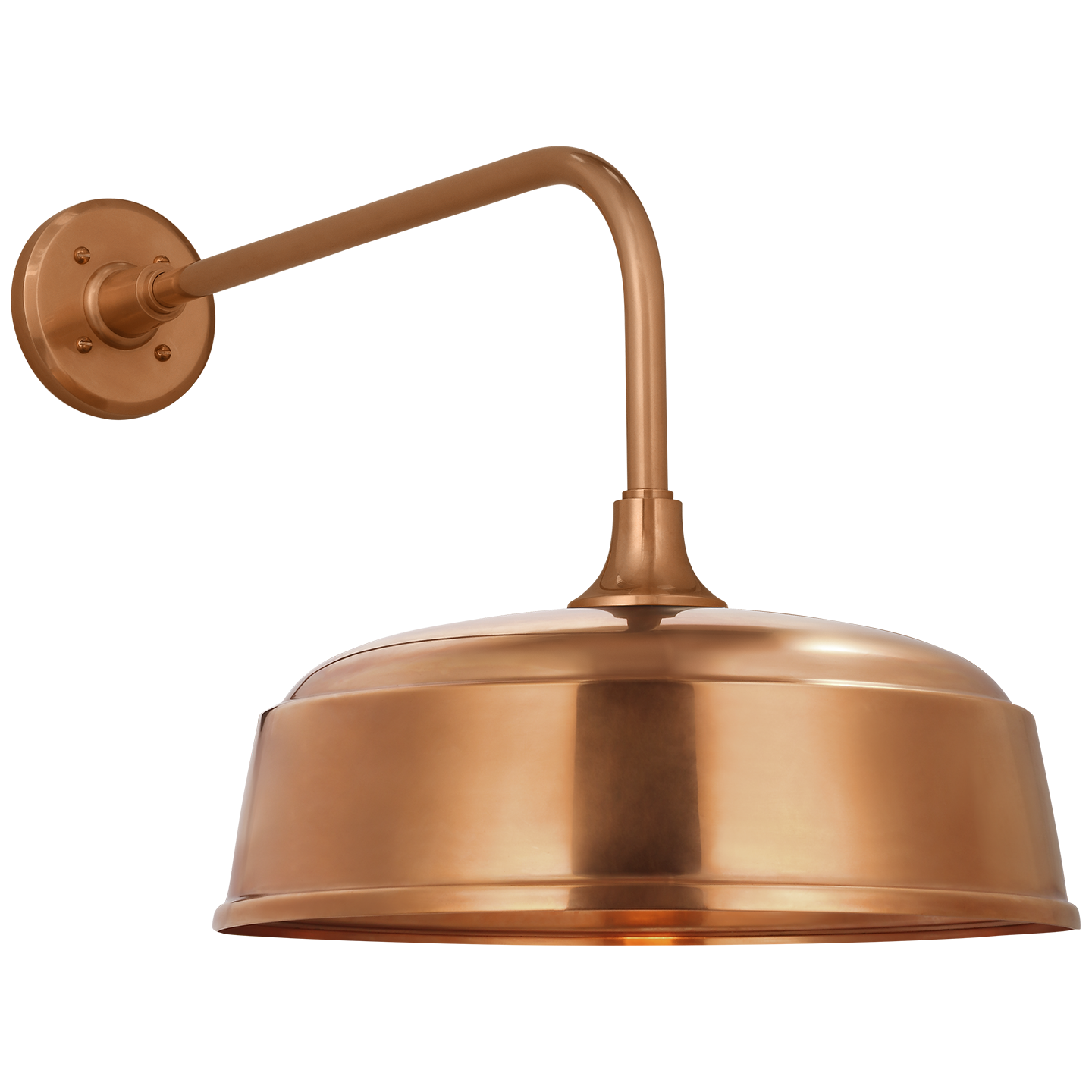 Academy 20" Rex Barn Light | Soft Copper | 16 | 16" Soft Copper Rockhouse Shade