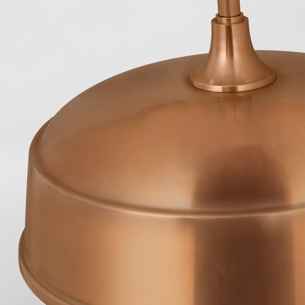Academy 20" Rex Barn Light | Soft Copper | 16 | 16" Soft Copper Rockhouse Shade