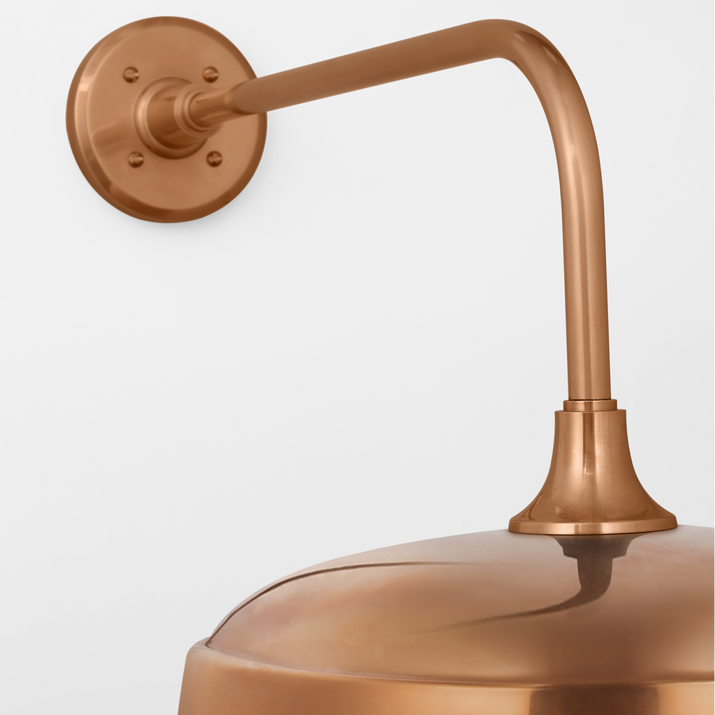 Academy 20" Rex Barn Light | Soft Copper | 16 | 16" Soft Copper Rockhouse Shade