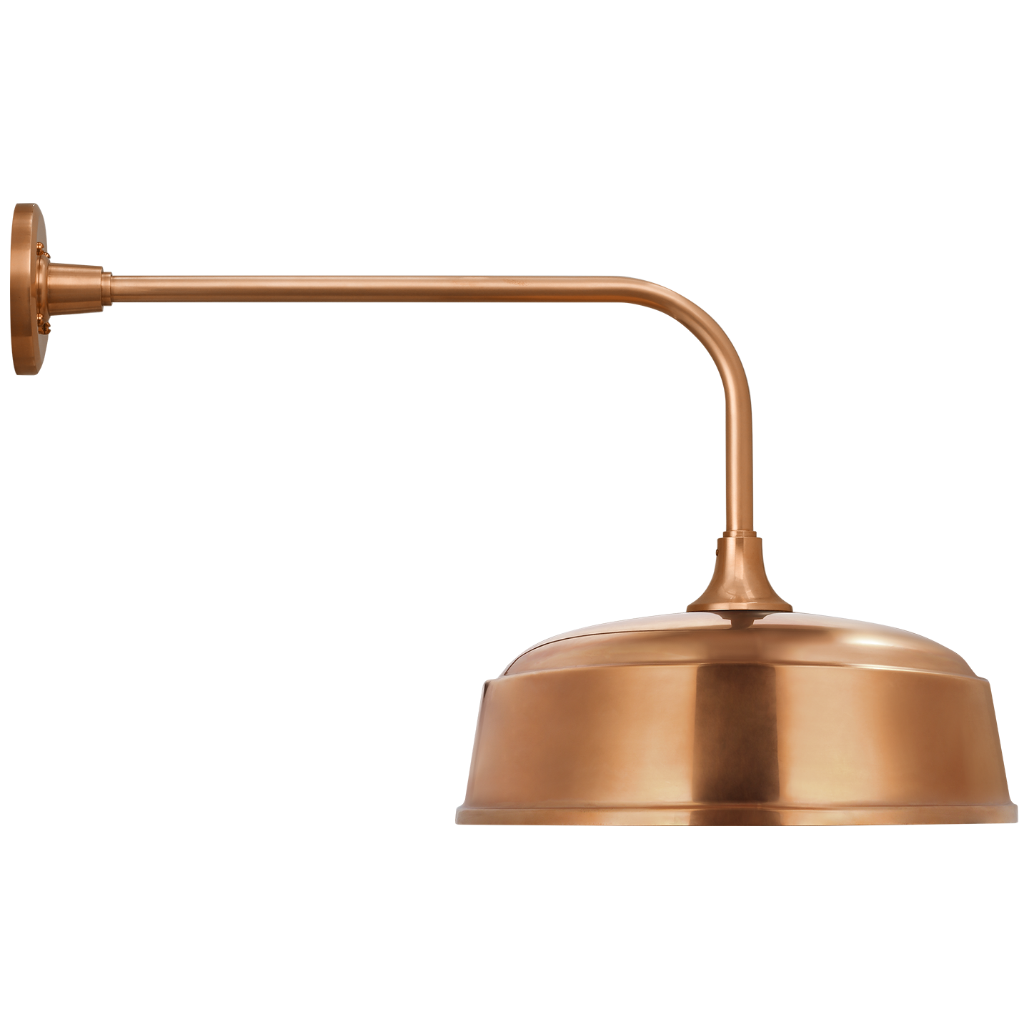 Academy 20" Rex Barn Light | Soft Copper | 16 | 16" Soft Copper Rockhouse Shade