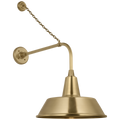 Academy 20" Anchored Rex Barn Light | Hand-Rubbed Antique Brass | 16 | 16" Hand-Rubbed Antique Brass Bowers Shade