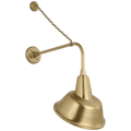 Academy 20" Anchored Rex Barn Light | Hand-Rubbed Antique Brass | 12.5 | 12.5" Hand-Rubbed Antique Brass Tilted Bowers Shade