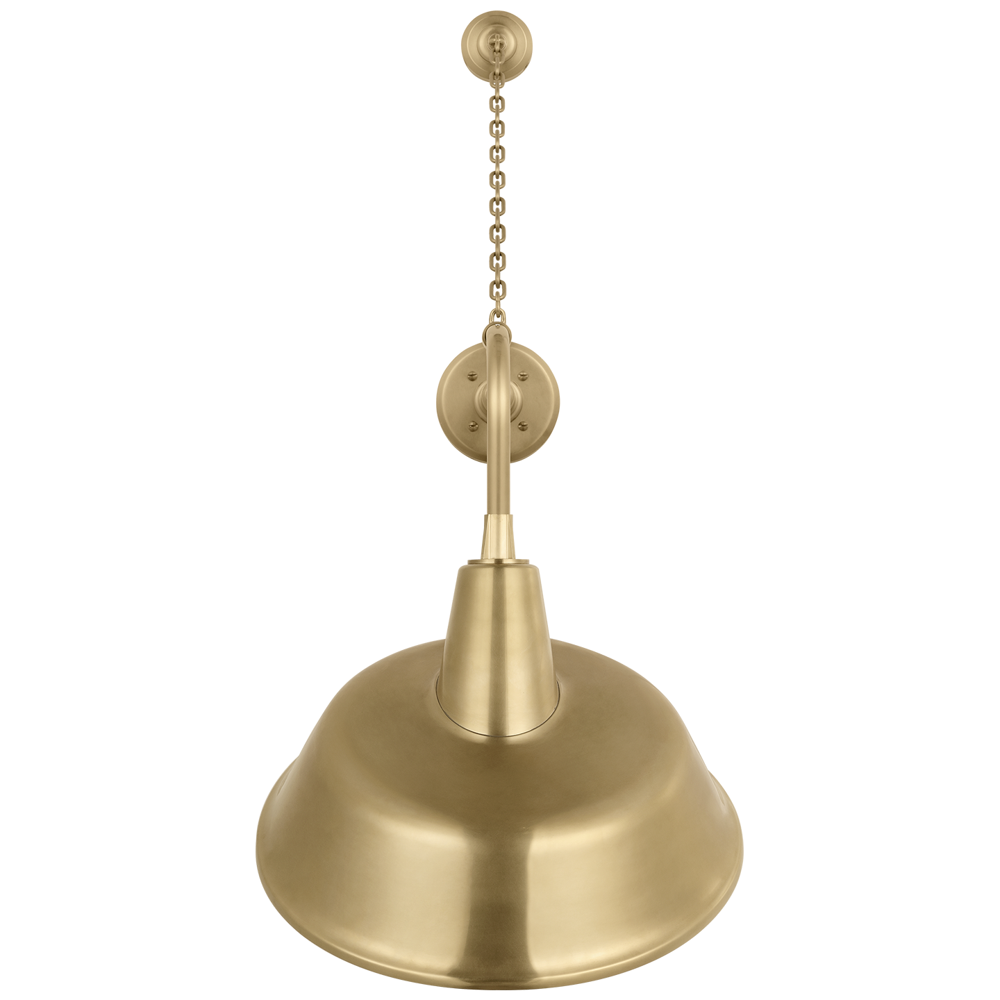 Academy 20" Anchored Rex Barn Light | Hand-Rubbed Antique Brass | 16 | 16" Hand-Rubbed Antique Brass Tilted Bowers Shade