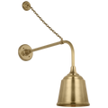 Academy 20" Anchored Rex Barn Light | Hand-Rubbed Antique Brass | 8 | 8" Hand-Rubbed Antique Brass Rockhouse Shade