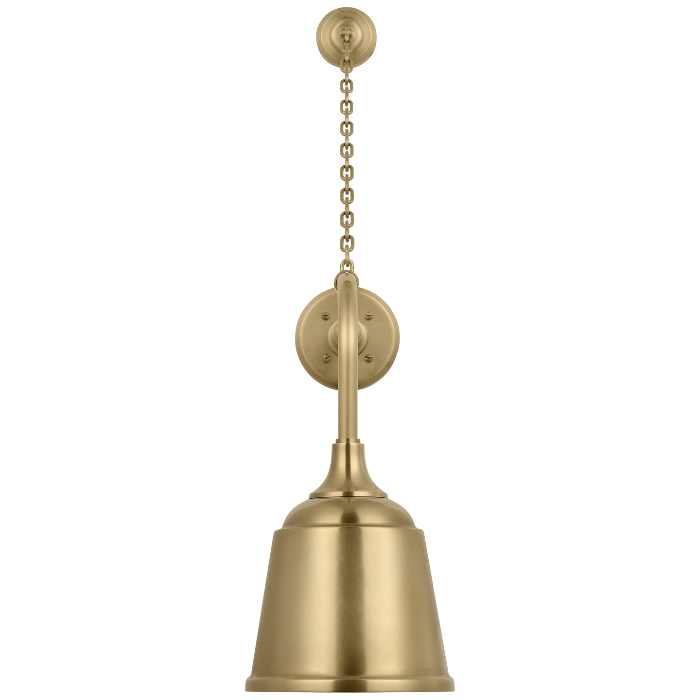 Academy 20" Anchored Rex Barn Light | Hand-Rubbed Antique Brass | 8 | 8" Hand-Rubbed Antique Brass Rockhouse Shade