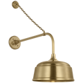 Academy 20" Anchored Rex Barn Light | Hand-Rubbed Antique Brass | 12.5 | 12.5" Hand-Rubbed Antique Brass Rockhouse Shade