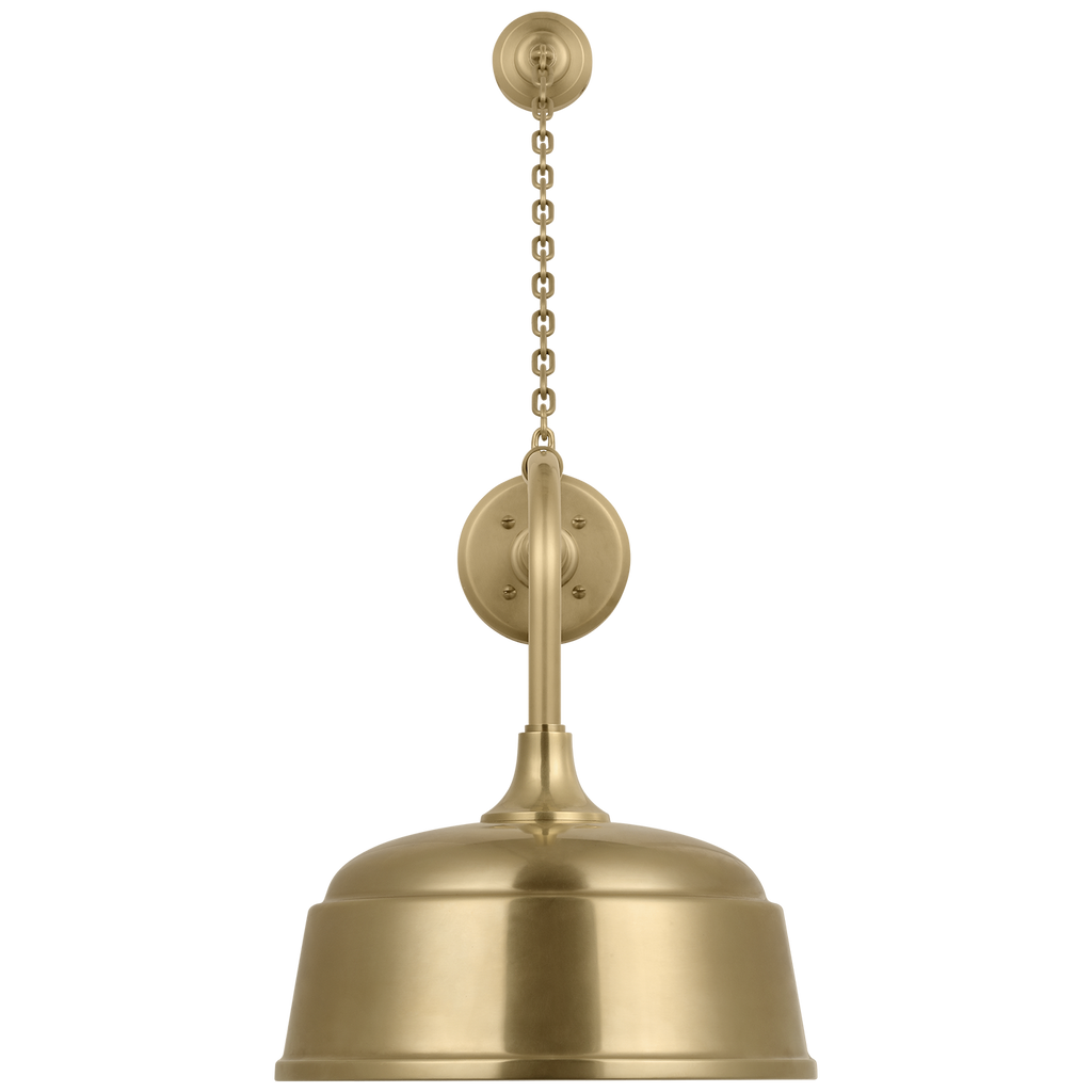 Academy 20" Anchored Rex Barn Light | Hand-Rubbed Antique Brass | 12.5 | 12.5" Hand-Rubbed Antique Brass Rockhouse Shade