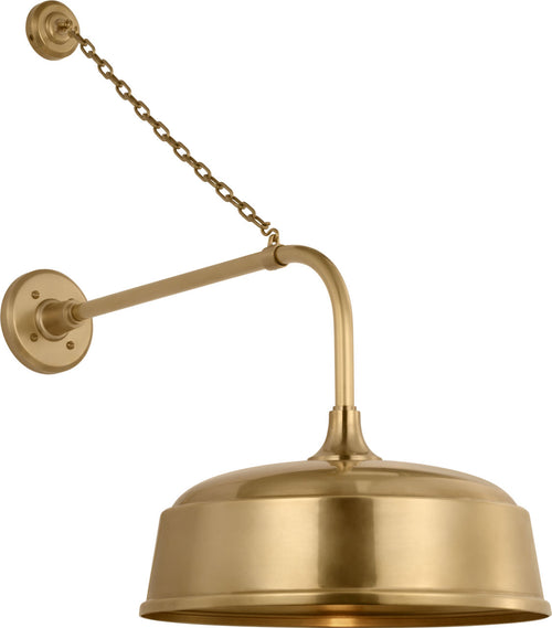 Academy 20" Anchored Rex Barn Light | Hand-Rubbed Antique Brass | 16 | 16" Hand-Rubbed Antique Brass Rockhouse Shade