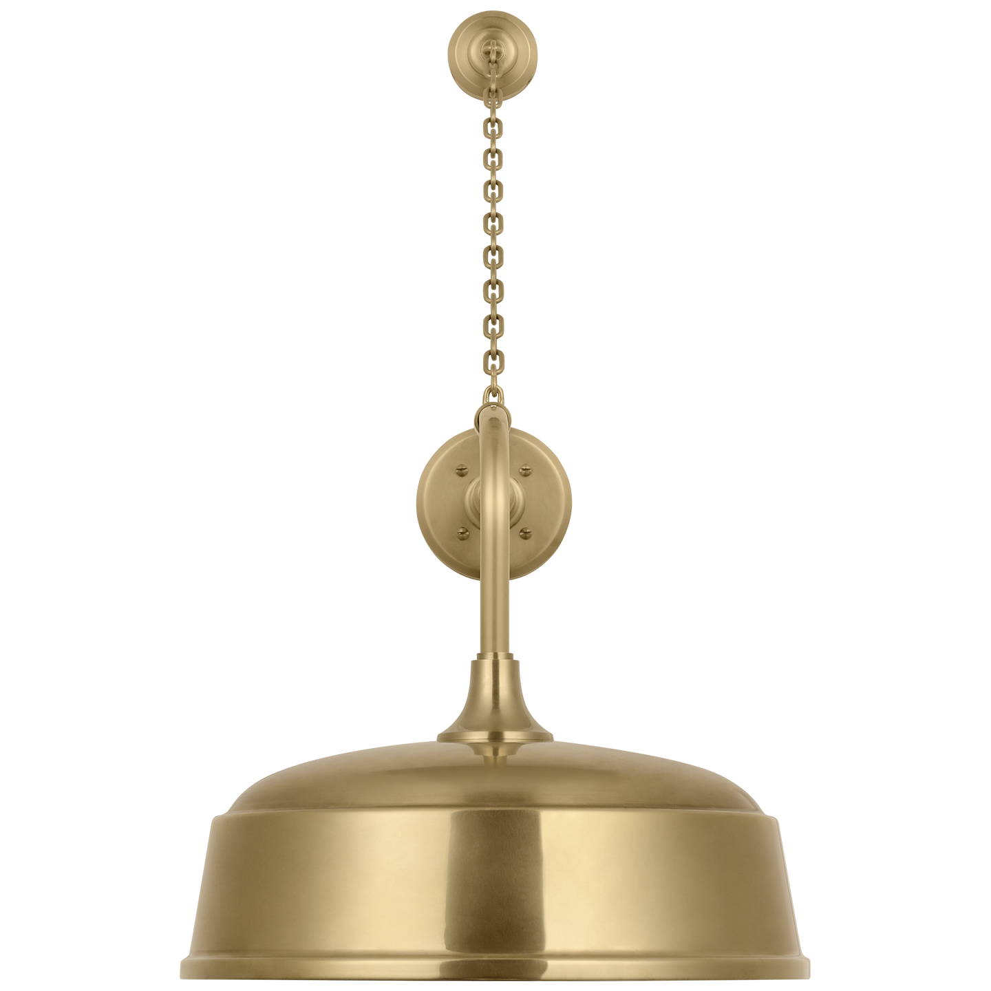 Academy 20" Anchored Rex Barn Light | Hand-Rubbed Antique Brass | 16 | 16" Hand-Rubbed Antique Brass Rockhouse Shade