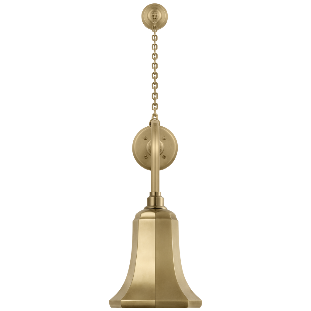 Academy 20" Anchored Rex Barn Light | Hand-Rubbed Antique Brass | 7.5 | 7.5" Hand-Rubbed Antique Brass Savannah Shade