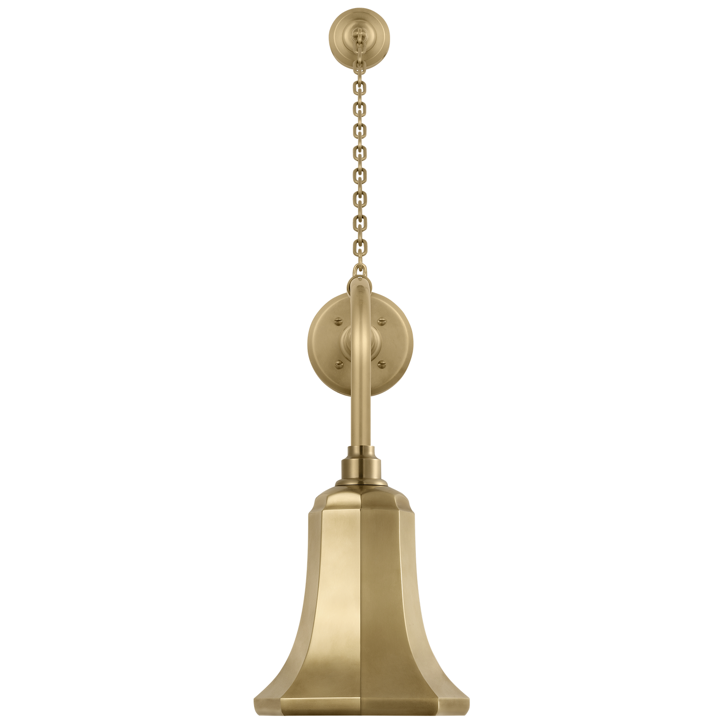 Academy 20" Anchored Rex Barn Light | Hand-Rubbed Antique Brass | 7.5 | 7.5" Hand-Rubbed Antique Brass Savannah Shade