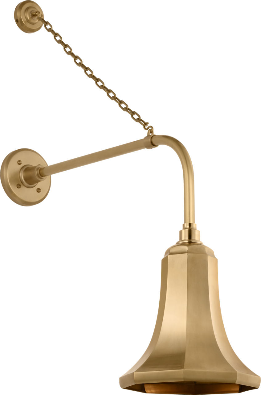 Academy 20" Anchored Rex Barn Light | Hand-Rubbed Antique Brass | 9.25 | 9.25" Hand-Rubbed Antique Brass Savannah Shade