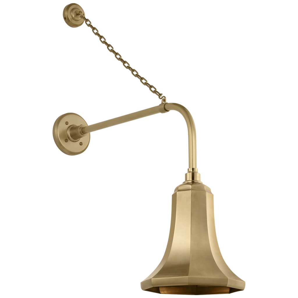 Academy 20" Anchored Rex Barn Light | Hand-Rubbed Antique Brass | 9.25 | 9.25" Hand-Rubbed Antique Brass Savannah Shade