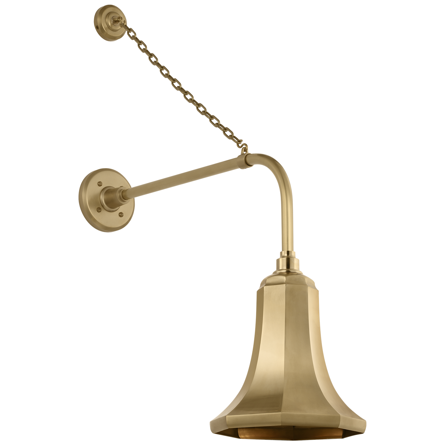 Academy 20" Anchored Rex Barn Light | Hand-Rubbed Antique Brass | 9.25 | 9.25" Hand-Rubbed Antique Brass Savannah Shade