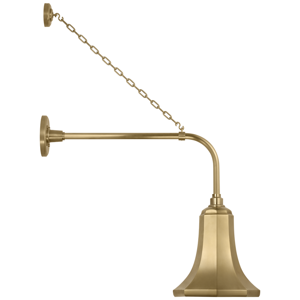Academy 20" Anchored Rex Barn Light | Hand-Rubbed Antique Brass | 9.25 | 9.25" Hand-Rubbed Antique Brass Savannah Shade