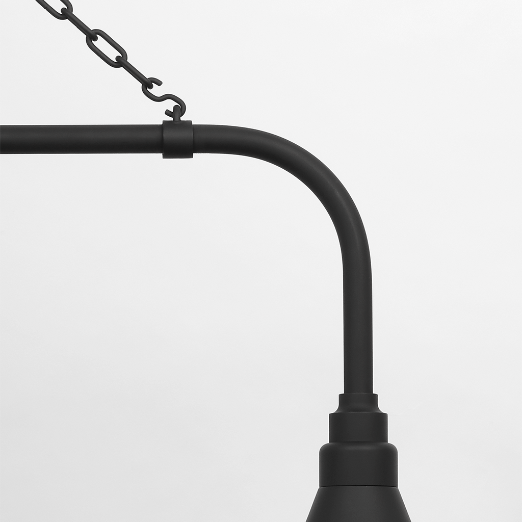 Academy 20" Anchored Rex Barn Light | Matte Black | 9 | 9" Matte Black Conical Savannah Shade