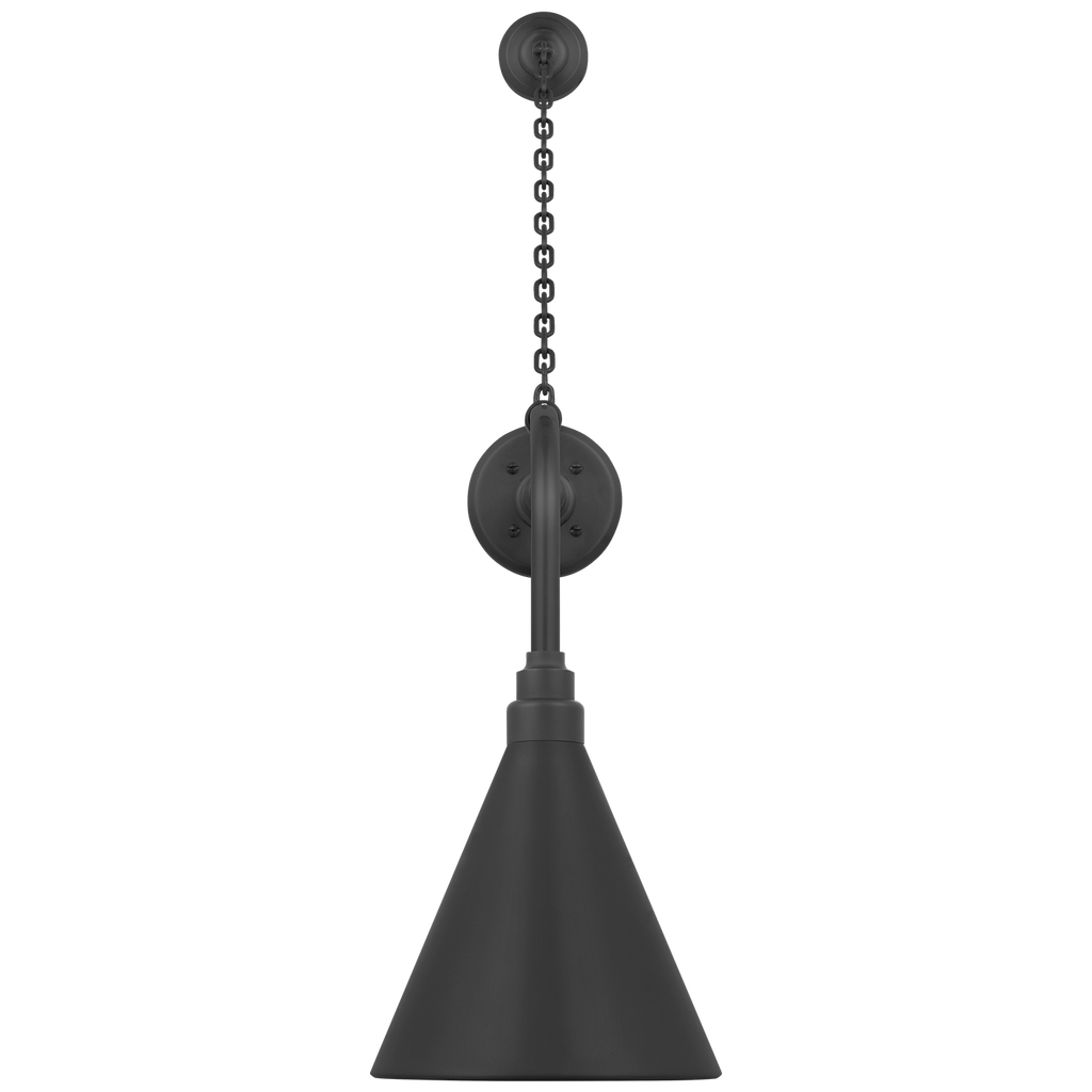 Academy 20" Anchored Rex Barn Light | Matte Black | 9 | 9" Matte Black Conical Savannah Shade